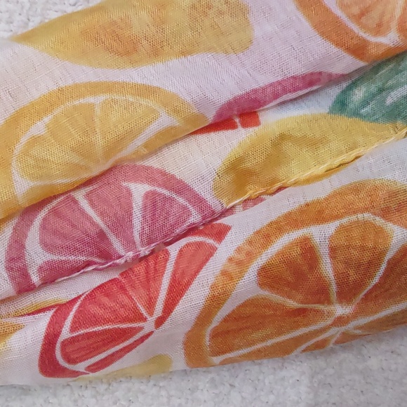 Brand New juncture citrus scarf with tags N - Picture 2 of 2